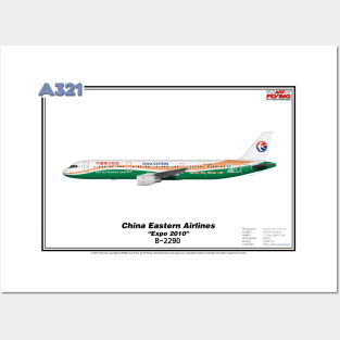 Airbus A321 - China Eastern Airlines "Expo 2010" (Art Print) Posters and Art